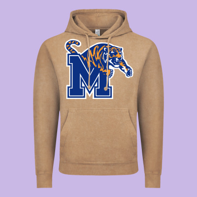 The Memphis Athletic Teams Tigers Vintage Hoodie Designed By Artisfamous