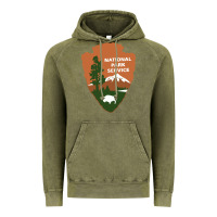 Vintage Olive national park service Vintage Hoodie - artisFamous