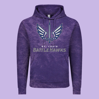 Battle Hawks Football Vintage Hoodie Designed By Artisfamous