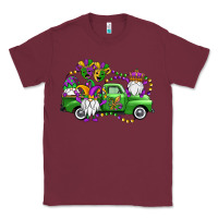 Burgundy mardi gras gnomes truck Classic Tee - OliviaCreatesArt