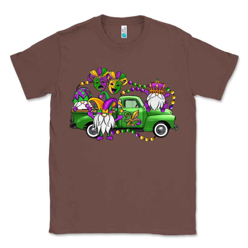 Mardi Gras Gnomes Truck Classic Tee by OliviaCreatesArt | Teevron