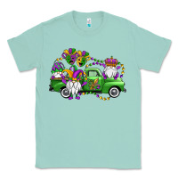 Seafoam mardi gras gnomes truck Classic Tee - OliviaCreatesArt