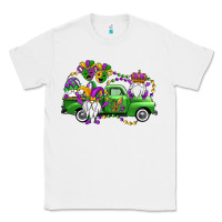 White mardi gras gnomes truck Classic Tee - OliviaCreatesArt