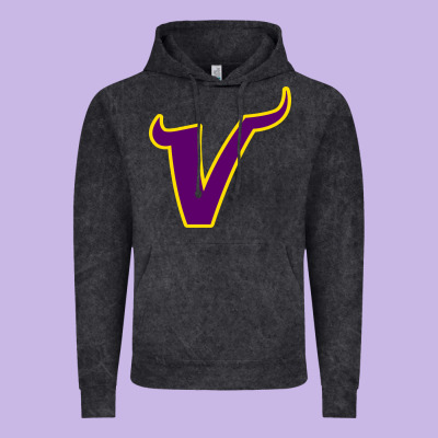 Vikings Style Vintage Hoodie Designed By Artisfamous