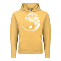 Vintage Mustard yin yang bonsai tree Vintage Hoodie - artisFamous