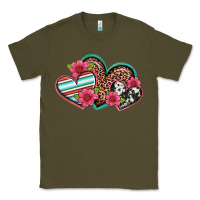 Army Green easter spring western hearts Classic Tee - Artiststas