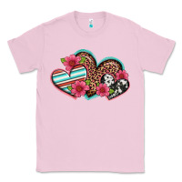 Bubblegum Pink easter spring western hearts Classic Tee - Artiststas