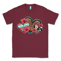 Burgundy easter spring western hearts Classic Tee - Artiststas