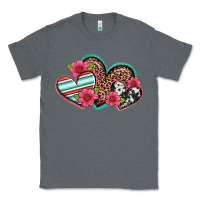 Charcoal Heather easter spring western hearts Classic Tee - Artiststas