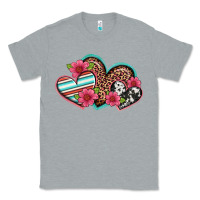 Heather Grey easter spring western hearts Classic Tee - Artiststas