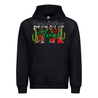 Black merry christmas tx texas Urban Hoodie - Jasminsmagicworld