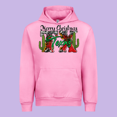 Merry Christmas Tx Texas Urban Hoodie Designed By Jasminsmagicworld