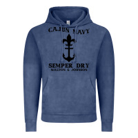Vintage Denim cajun navy Vintage Hoodie - artisFamous