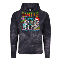 Cloud Black Santa's Favorite RN Registered Nurse Vintage Hoodie - CowhideDigitalArt