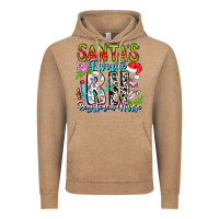 Vintage Coffee Santa's Favorite RN Registered Nurse Vintage Hoodie - CowhideDigitalArt