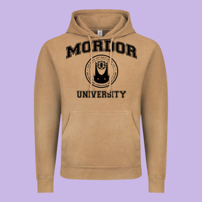 Mordor University Vintage Hoodie Designed By Artisfamous