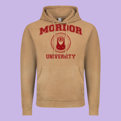 Mordor University Vintage Hoodie Designed By Artisfamous