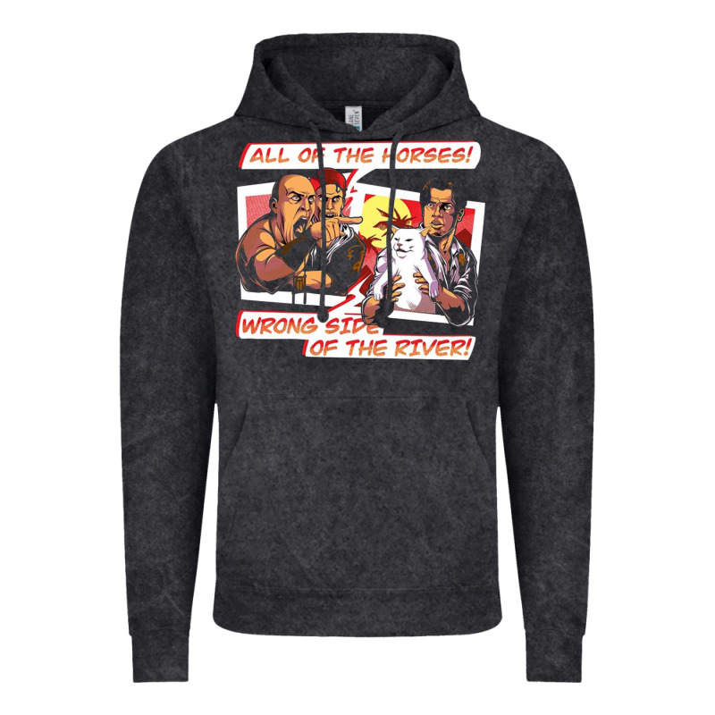 Wrong Side Of The River Vintage Hoodie by artisFamous | Teevron