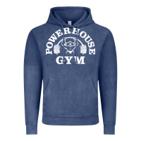 Vintage Denim power house gym fitness Vintage Hoodie - artisFamous