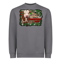 Storm all i want for christmas is a cow cowhide Heavyweight Sweatshirt - RanaPortraitStore