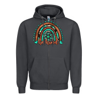 Smoke be kind western turquoise rainbow Zipper Hoodie - JahusDesignShop