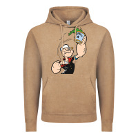 Vintage Coffee Popeye Spinach Retro Mens Funny Vintage Hoodie - artisFamous