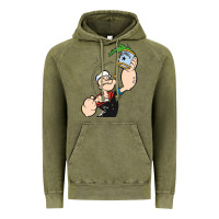Vintage Olive Popeye Spinach Retro Mens Funny Vintage Hoodie - artisFamous