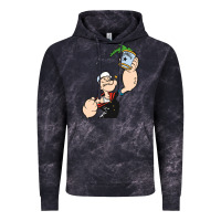 Cloud Black Popeye Spinach Retro Mens Funny Vintage Hoodie - artisFamous