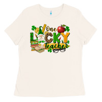 Bone one lucky teacher Ladies Tee - FaDigitalArtStudio