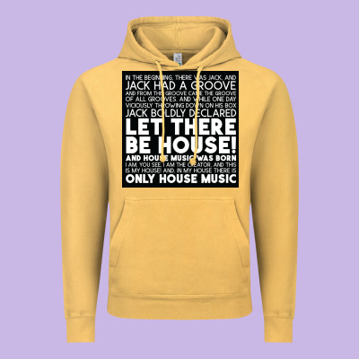Let There Be House Music Vintage Hoodie Designed By Artisfamous