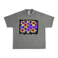Tornado halloween bat and roses background Urban Heavy Tee - BundleAndBundleShop