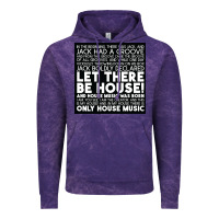 Cloud Purple Let there be house music Vintage Hoodie - artisFamous