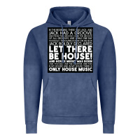Vintage Denim Let there be house music Vintage Hoodie - artisFamous