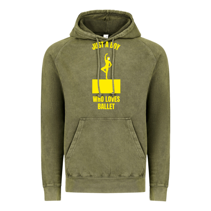 Just A Boy Who Loves Ballet Vintage Hoodie by artisFamous | Teevron