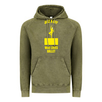 Vintage Olive just a boy who loves ballet Vintage Hoodie - artisFamous