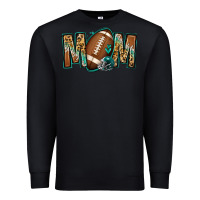 Black American football mom Premium Sweatshirt - Jasminsmagicworld