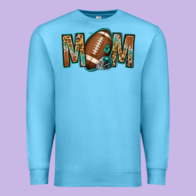 American Football Mom Premium Sweatshirt Designed By Jasminsmagicworld
