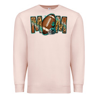 Pale Pink American football mom Premium Sweatshirt - Jasminsmagicworld