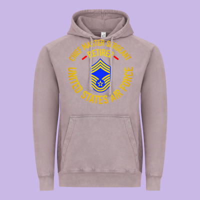 Chief Master Sergeant Retired Vintage Hoodie Designed By Artisfamous