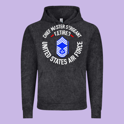 Chief Master Sergeant Retired Vintage Hoodie Designed By Artisfamous