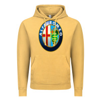 Vintage Mustard alfa racing big merch Vintage Hoodie - artisFamous
