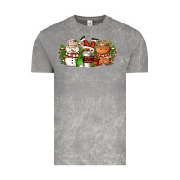 Cloud Rock Christmas coffee cups Vintage Tee - FaDigitalArtStudio