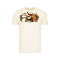 Vintage Arctic Christmas coffee cups Vintage Tee - FaDigitalArtStudio