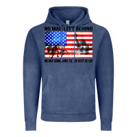 Vintage Denim no man left behind means something to the rest of us Vintage Hoodie - artisFamous