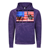 Cloud Purple no man left behind means something to the rest of us Vintage Hoodie - artisFamous