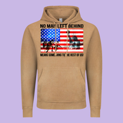 No Man Left Behind Means Something To The Rest Of Us Vintage Hoodie Designed By Artisfamous