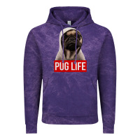 Cloud Purple pug life Vintage Hoodie - artisFamous