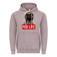 Vintage Zinc pug life Vintage Hoodie - artisFamous