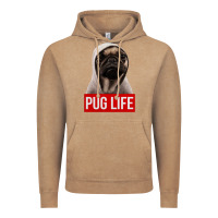 Vintage Coffee pug life Vintage Hoodie - artisFamous