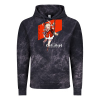 Cloud Black Genshin Impact Klee Vintage Hoodie - artisFamous